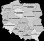 Mapa administracyjna Polski województwa