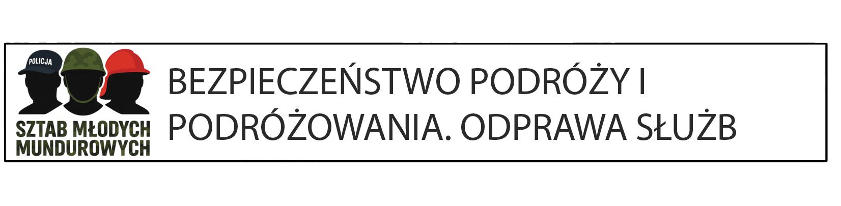 BEZPIECZEŃSTWO PODRÓŻY I PODRÓŻOWANIA. ODPRAWA SŁUŻB